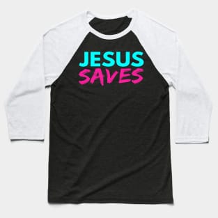 Jesus Saves Funny Christian Baseball T-Shirt